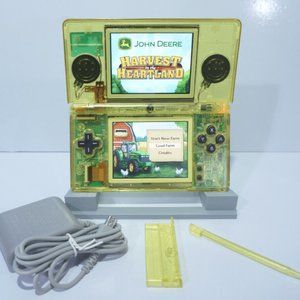 Nintendo DS Lite Transparent Clear Yellow / Black Handheld System